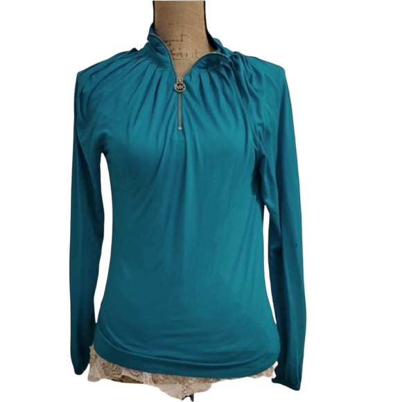 MICHAEL Michael Kors Tops - Women's Michael Kors Turquoise Blouse